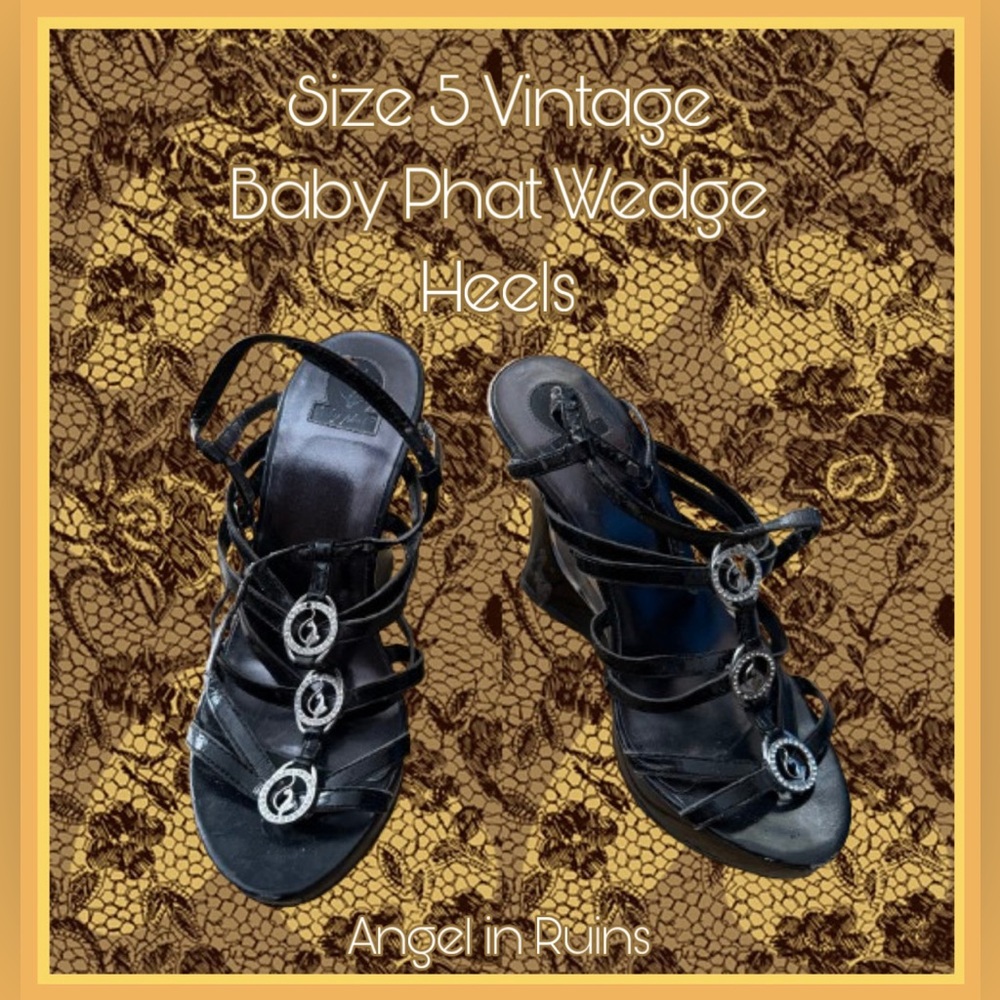 Vintage Baby Phat Wedge Heels